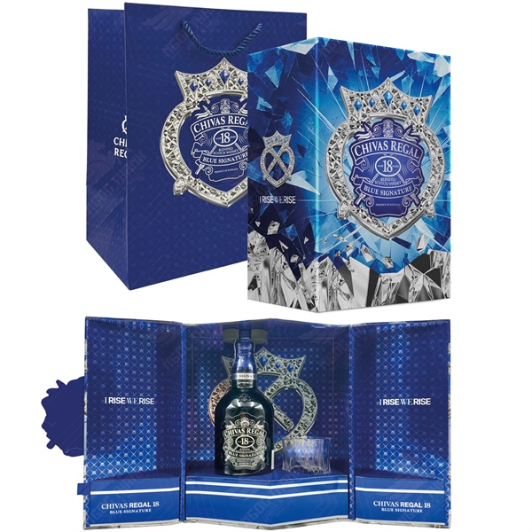 Rượu Chivas 18 Năm Blue hộp quà