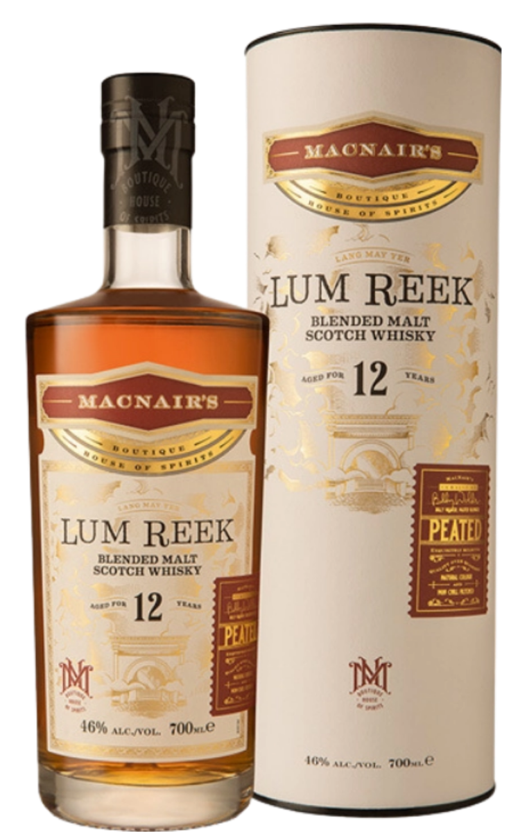 Rựou Macnair’s Lum Reek Peated 12 năm Blend Malt