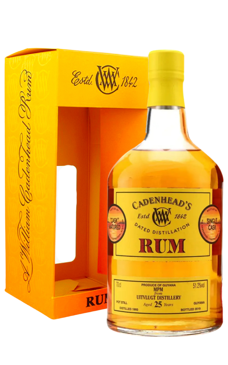 Rượu Rum Cadenhead Guyana Uitvlugt 25 Rượu Rum