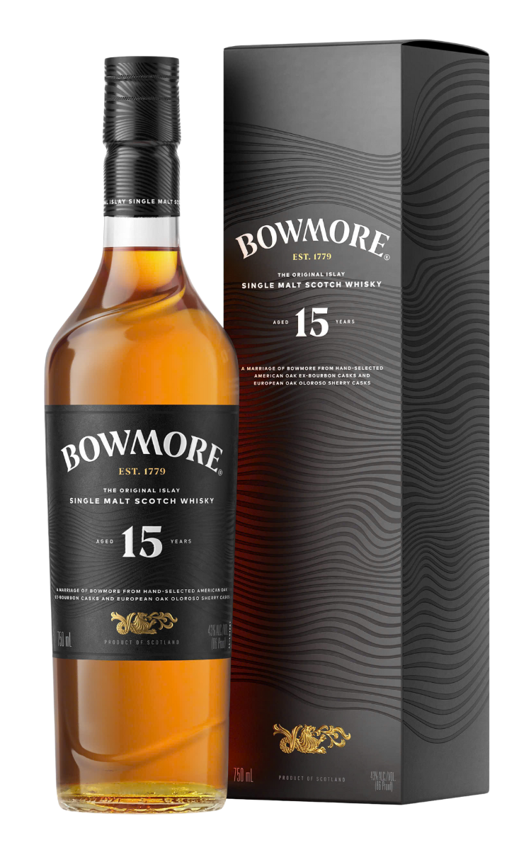 Rượu Bowmore 15 năm classic new