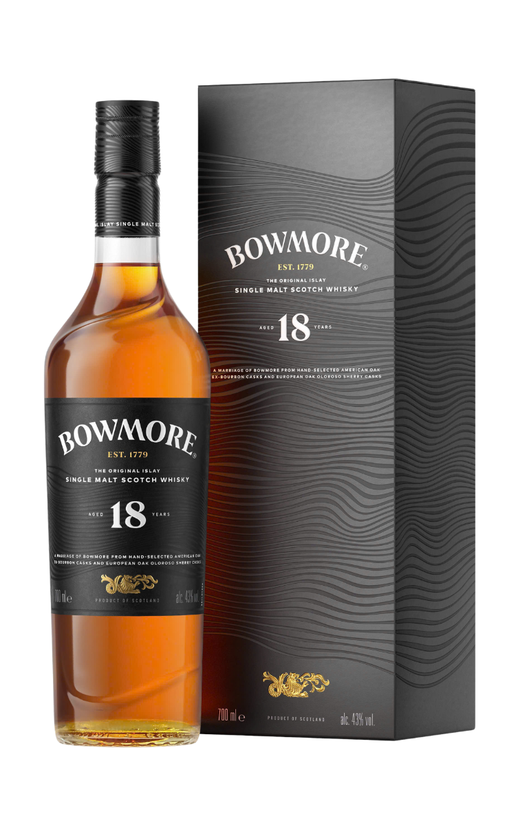 Rượu Bowmore 18 năm classic new