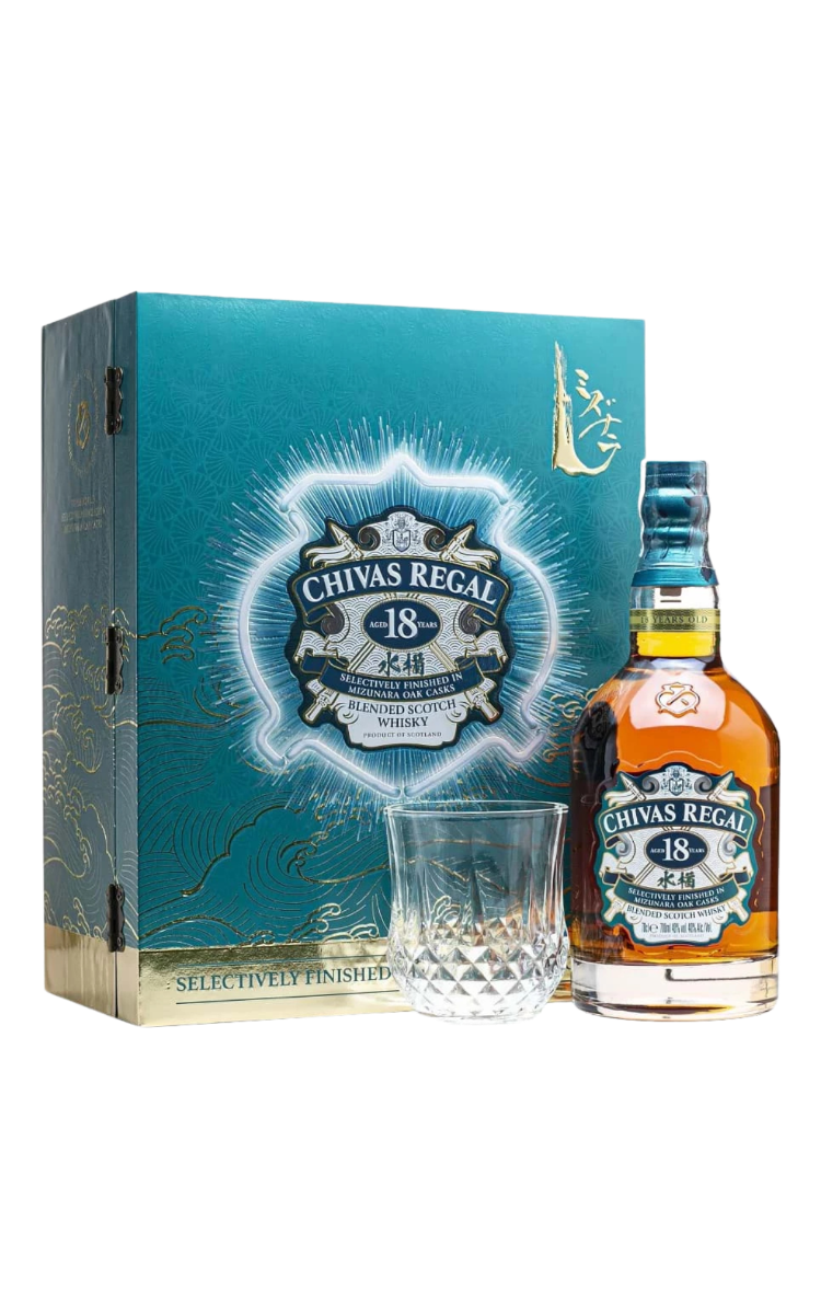 Rượu Chivas 18 Mizunara hộp quà Tết