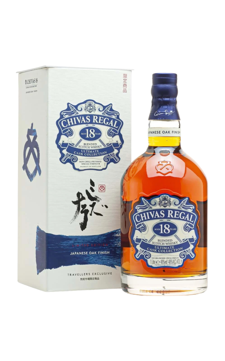 Rượu Chivas 18 Ultimate Cask Nhật 1 Lít
