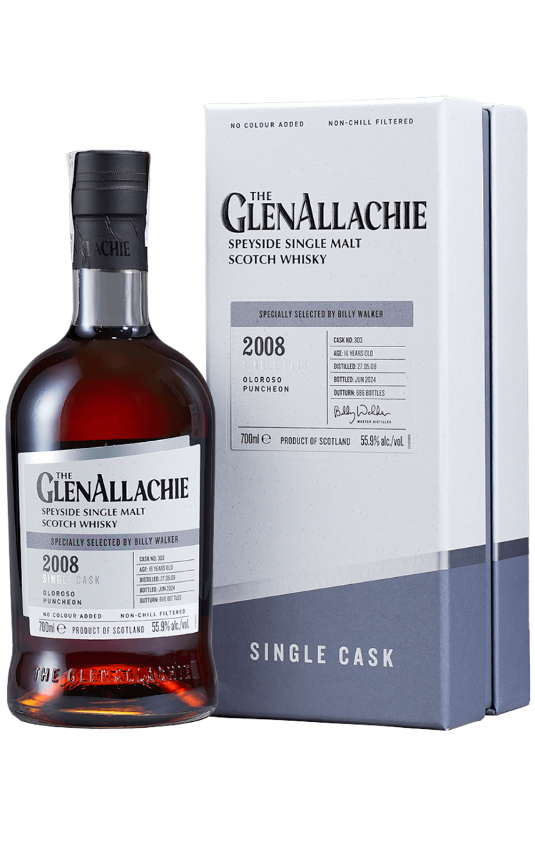 Rượu Glenallachie 2008 Oloroso Hogshead Cask no. 7690