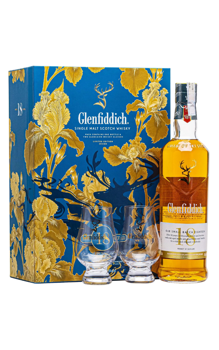 Rượu Glenfiddich 18 năm Gift box F26.
