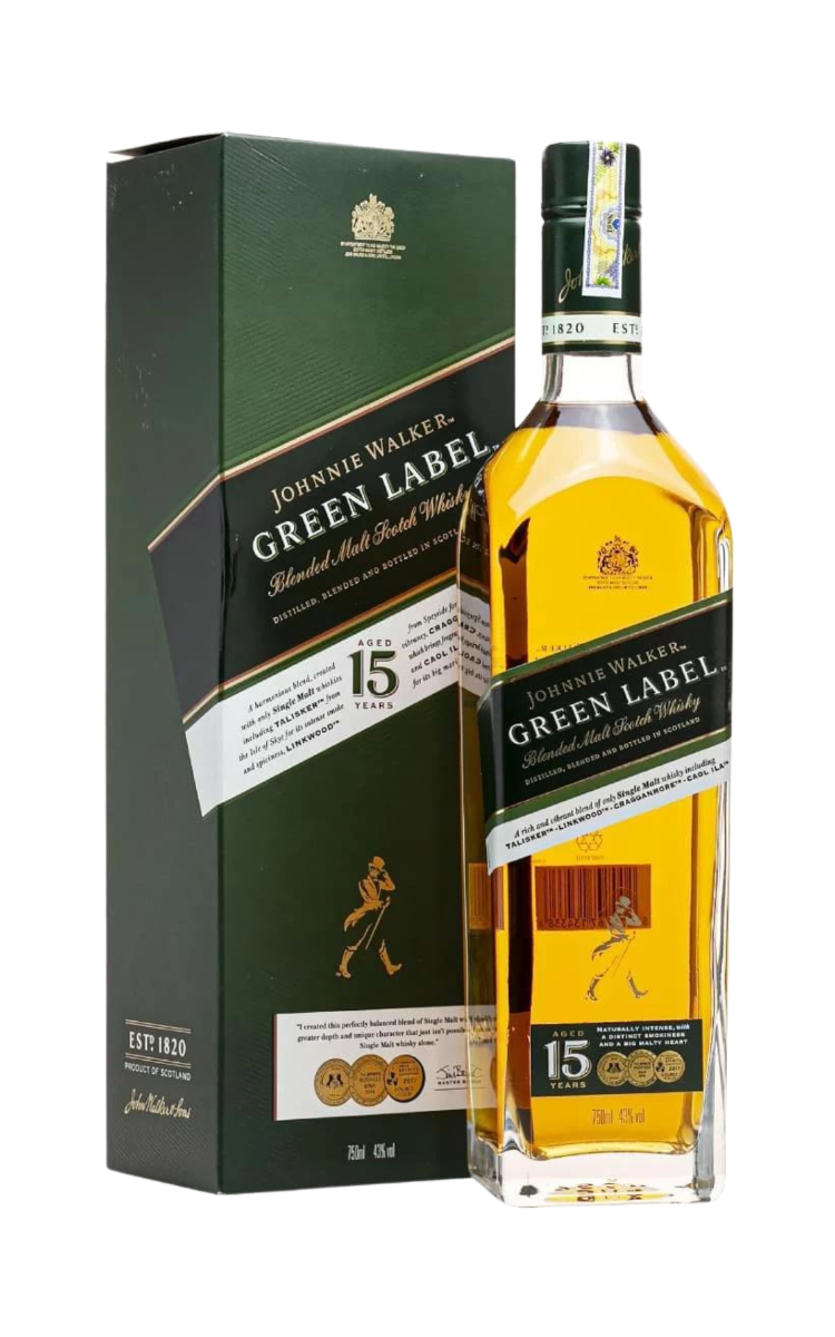 Rượu Johnnie Walker Green Label 15 Năm