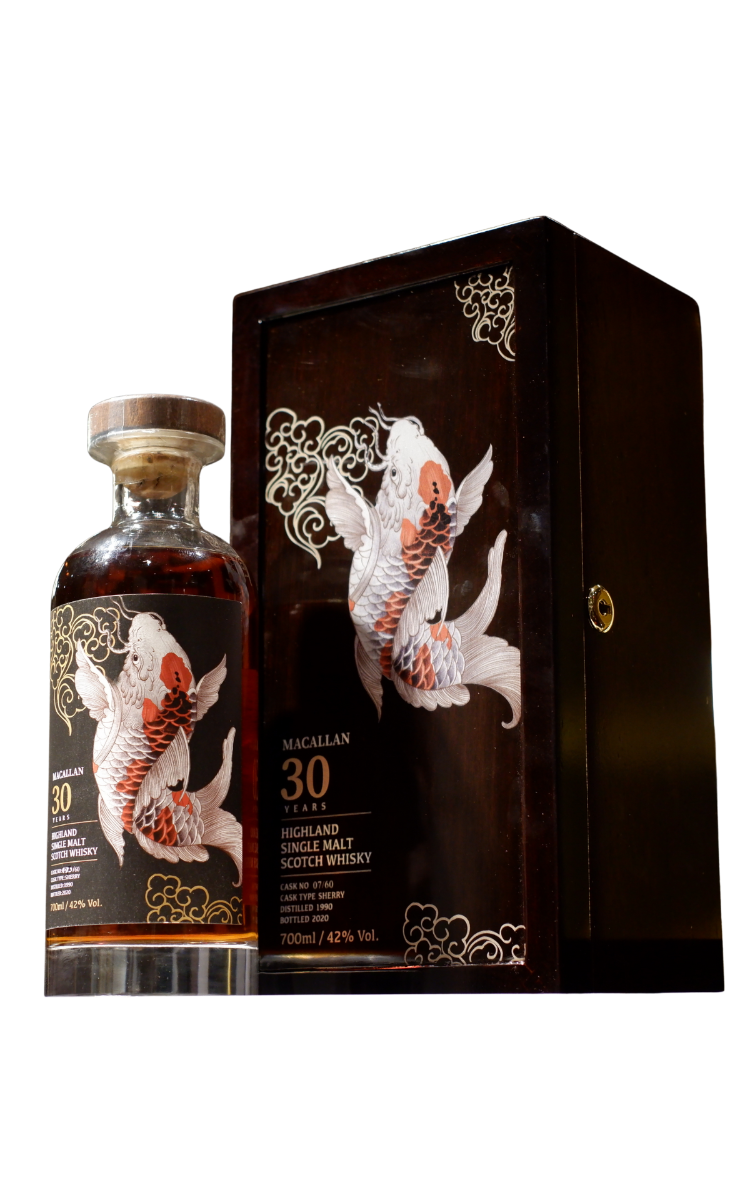 Rượu Macallan 30 Koi White Edition