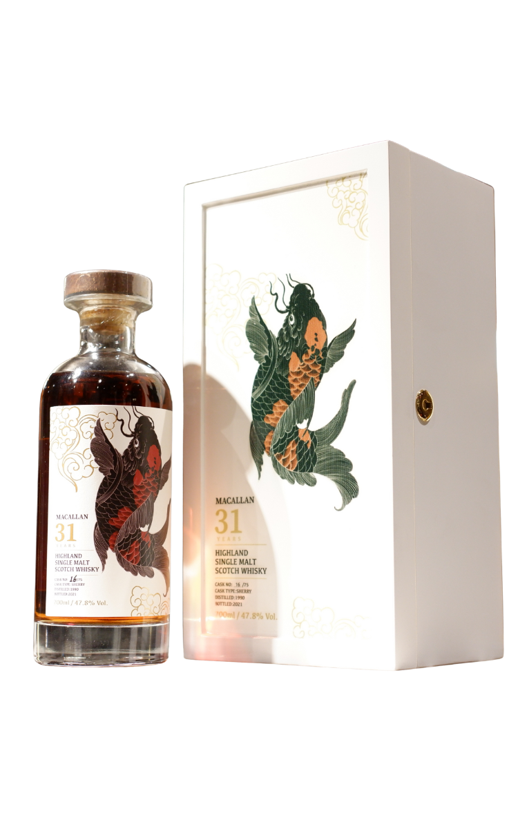 Rượu Macallan 31 Years – Koi Red Edition