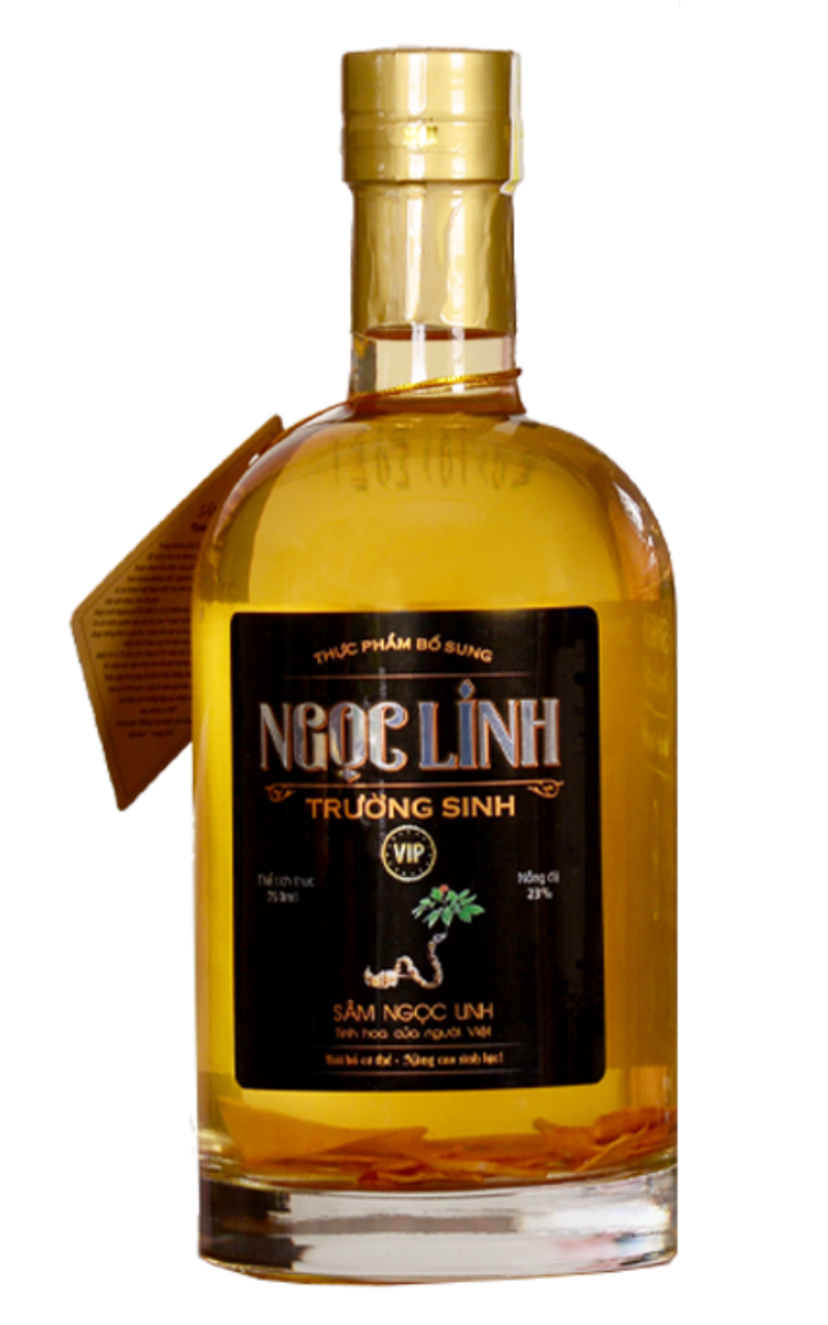 Rượu Sâm Ngọc Linh Trường sinh VIP