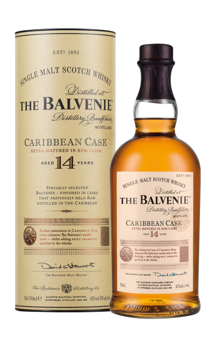 Rượu The Balvenie 14 Năm Rum Caribbean Cask UK