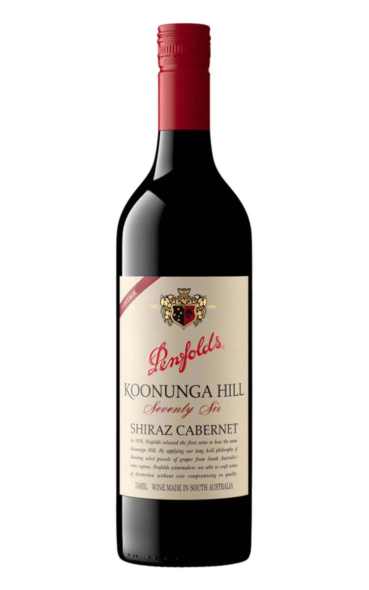 Rượu vang đỏ Úc Koonunga hill Shiraz Cabernet.