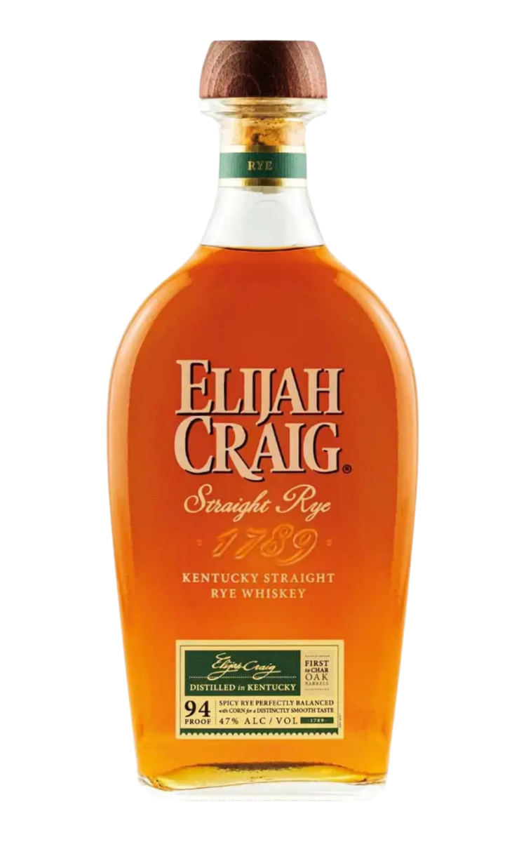 Rượu Whisky Elijah Craig Straight RYE 1789.
