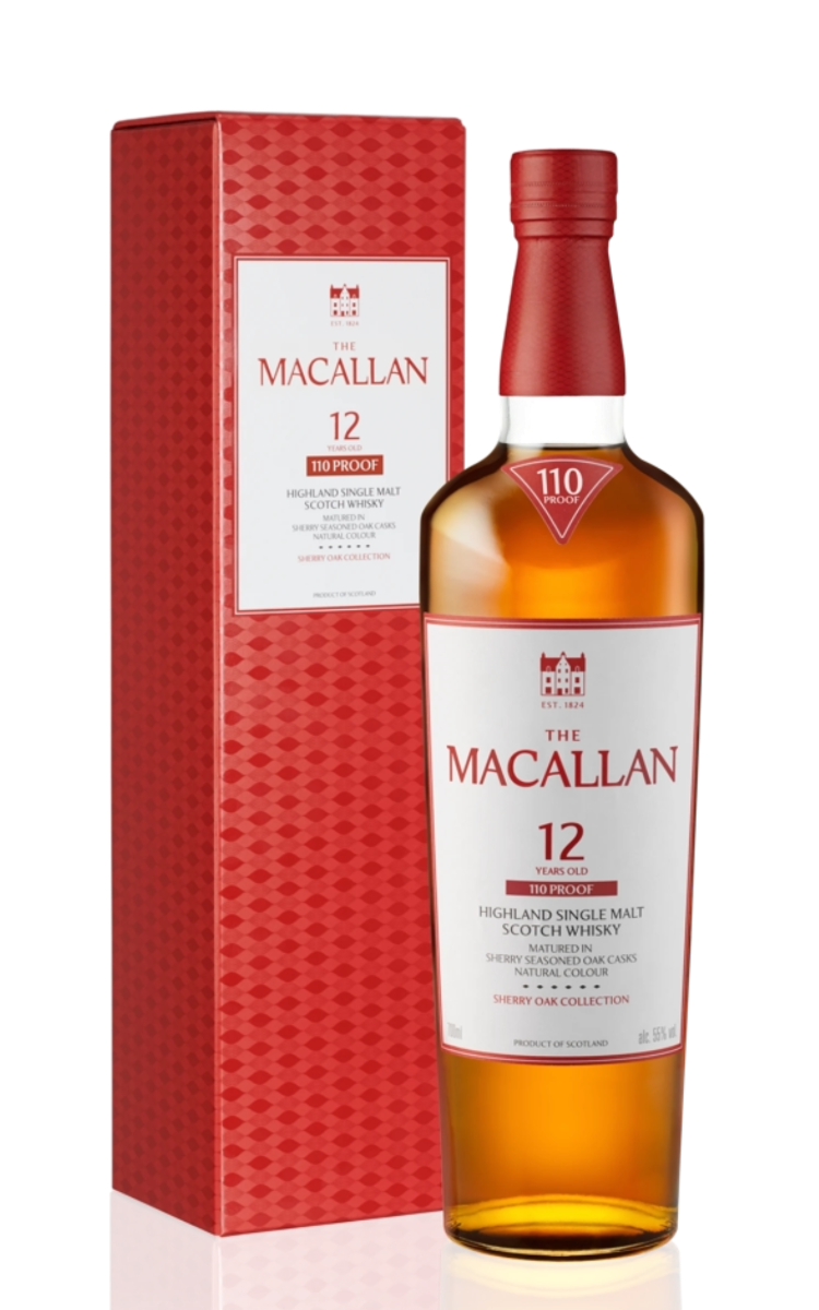 Rượu The Macallan 12 Sherry Oak 110 Proof