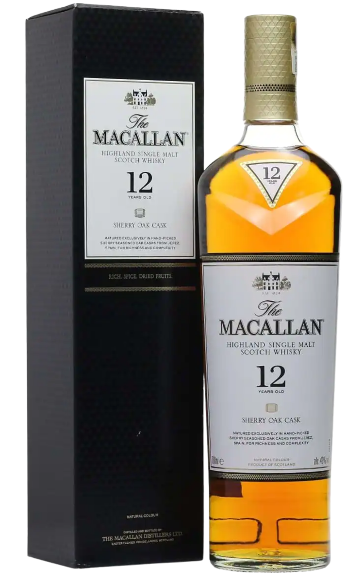 Rượu The Macallan 12 Sherry Oak