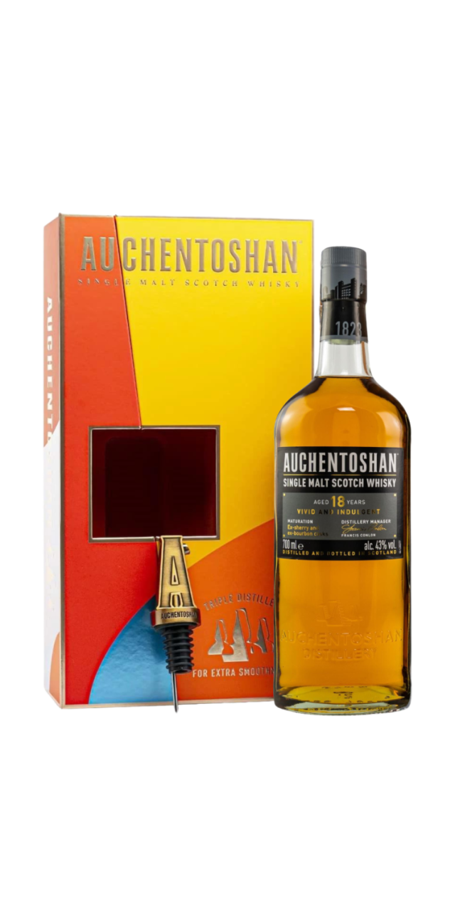 Rượu Auchentoshan 18 Năm box 1