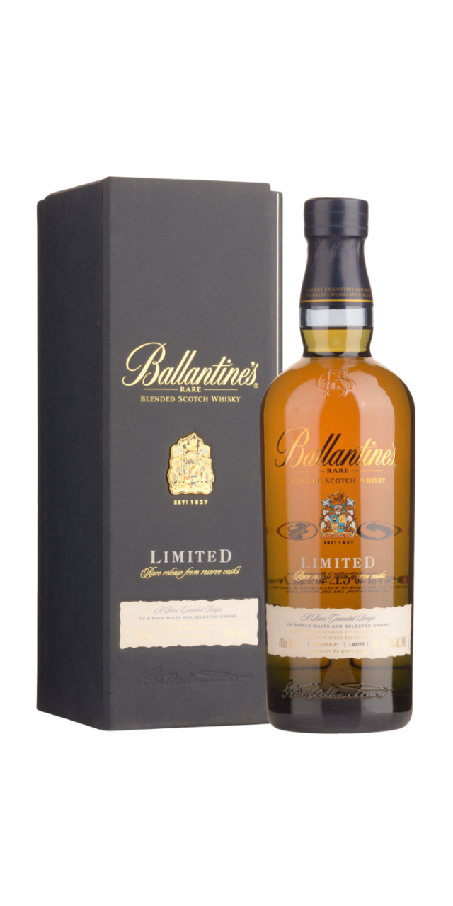 Rượu Ballantines Limited box