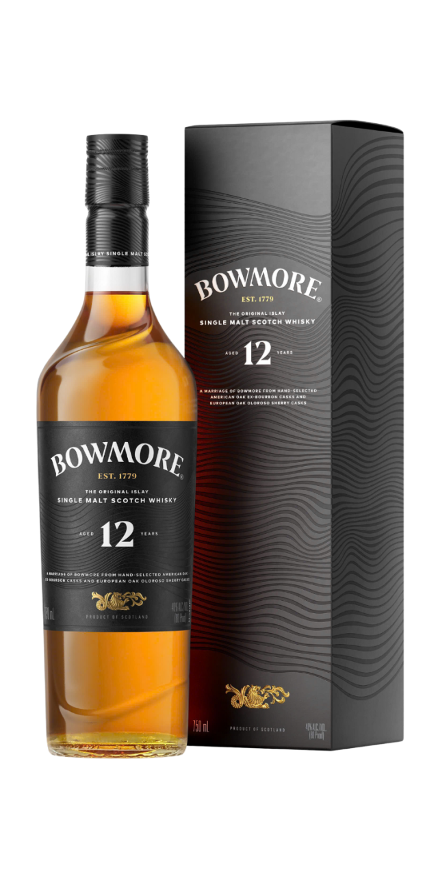 Rượu bowmore 12 năm classic new