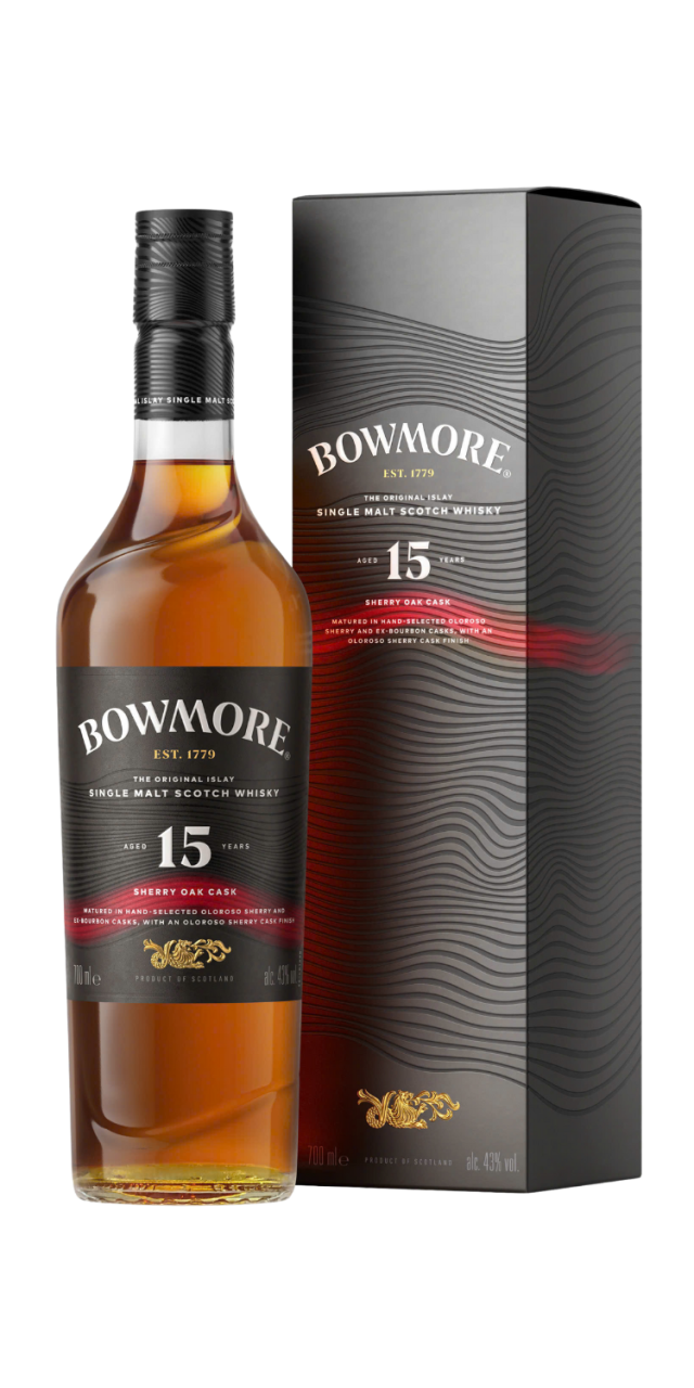 Rượu Bowmore 15 năm sherry oak cask