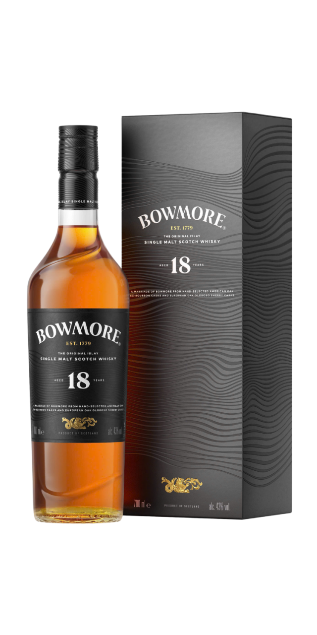 Rượu Bowmore 18 năm classic new