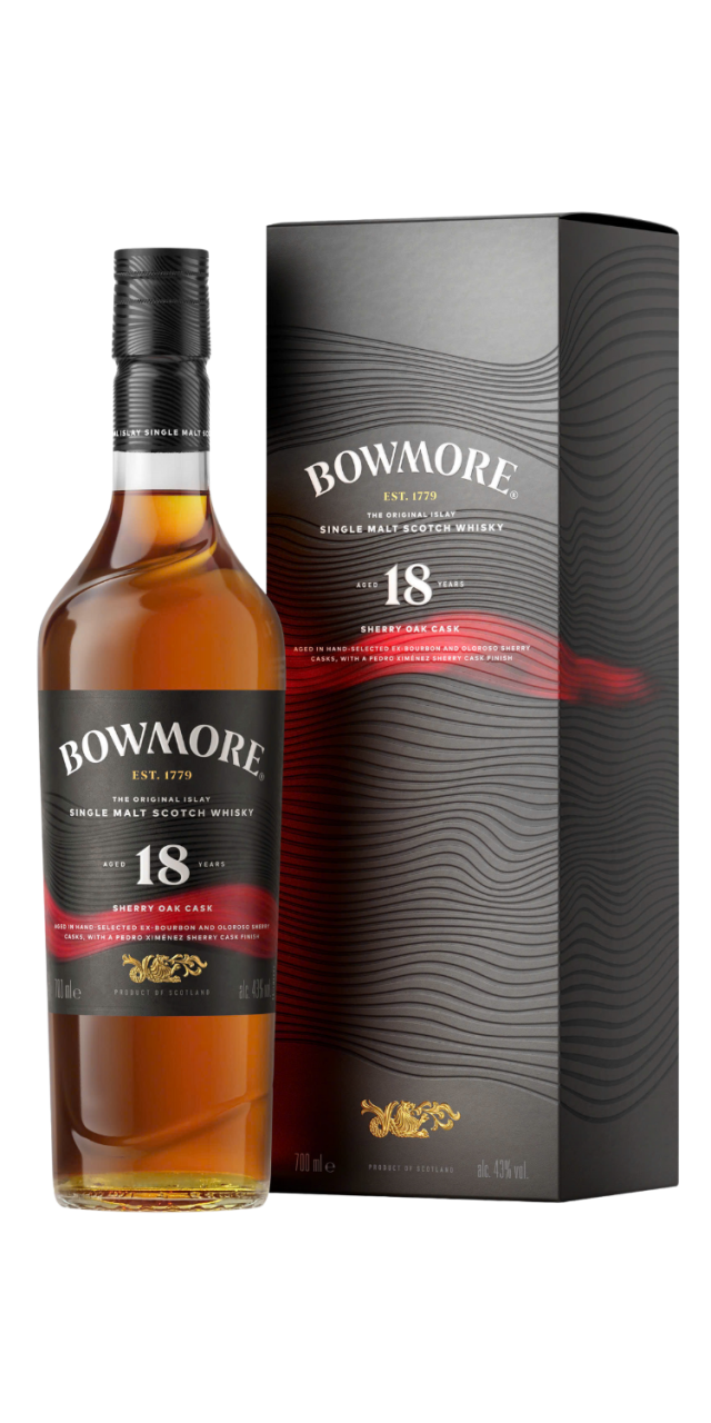 Rượu Bowmore 18 năm Sherry oak cask 
