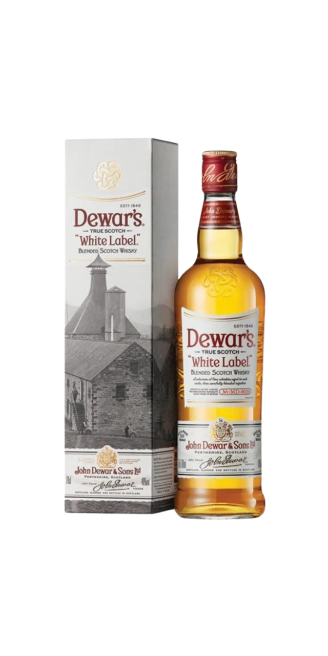 Rượu Dewar's White Label box