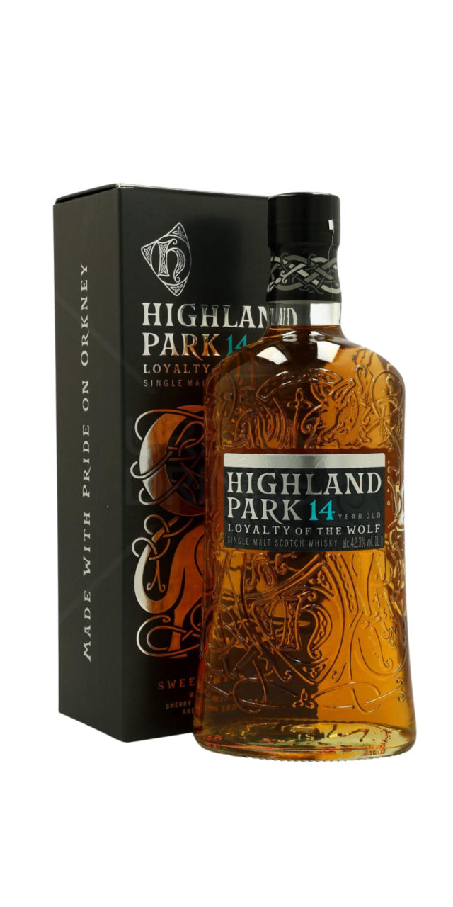 Rượu Highland Park 14 Năm Loyalty Of The Wolf box