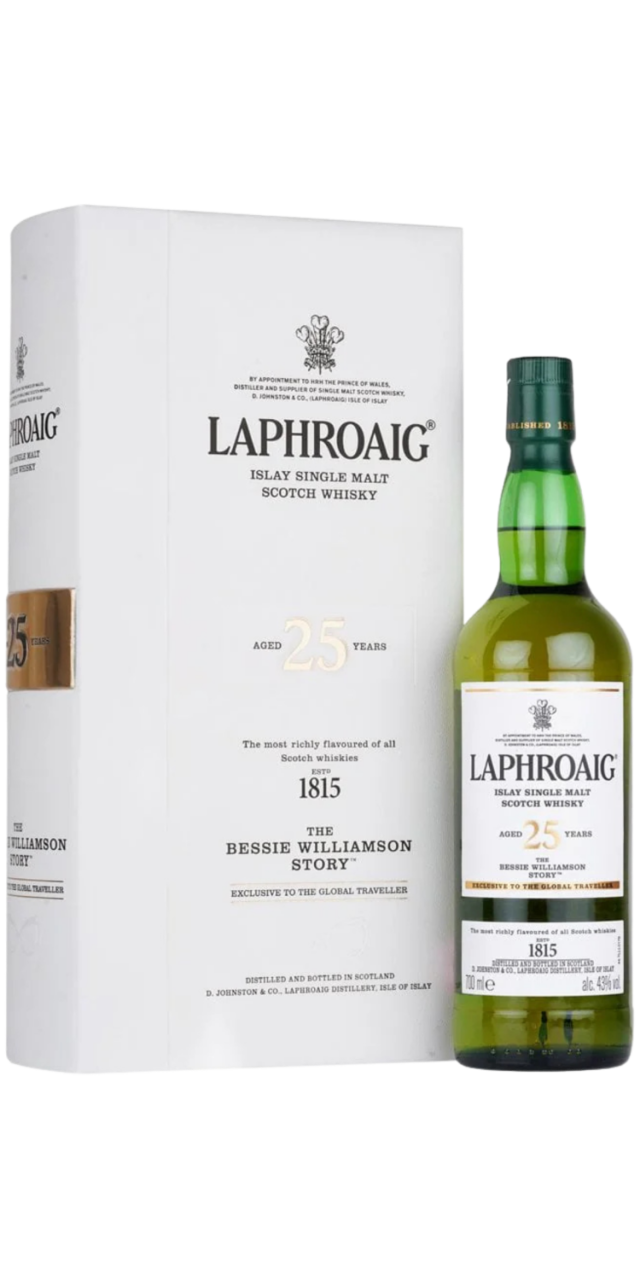 Rượu Laphroaig 25 Năm – The Bessie Williamson Story