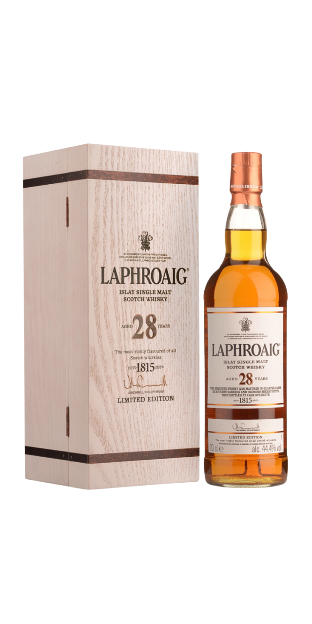 Rượu Laphroaig 28 Năm Limited Edition box