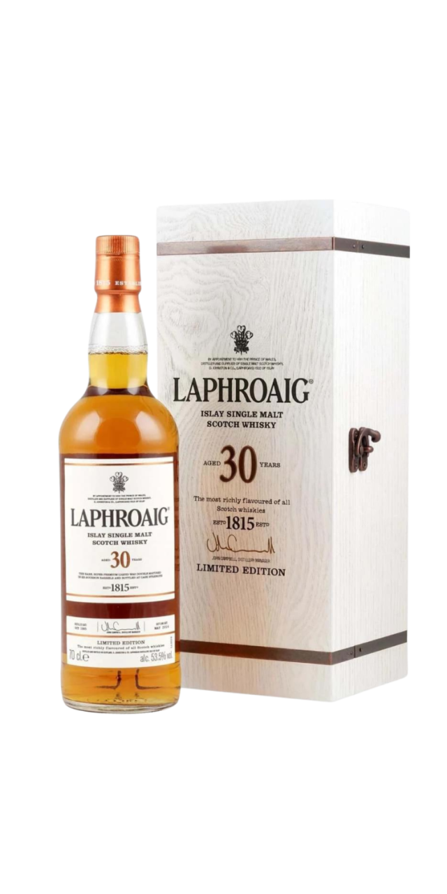 Rượu Laphroaig 30 Năm Limited Edition box