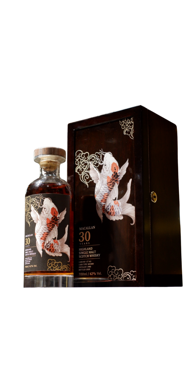 Rượu Macallan 30 Koi White Edition