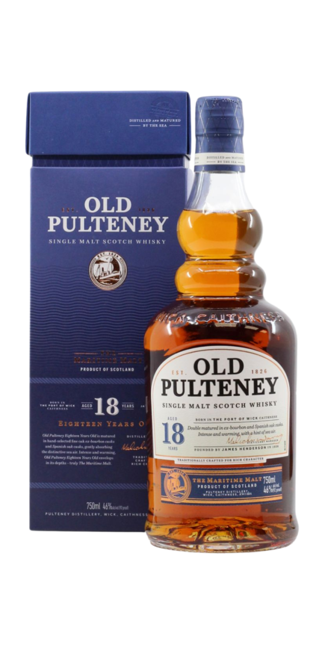 Rượu Old Pulteney 18 Năm box