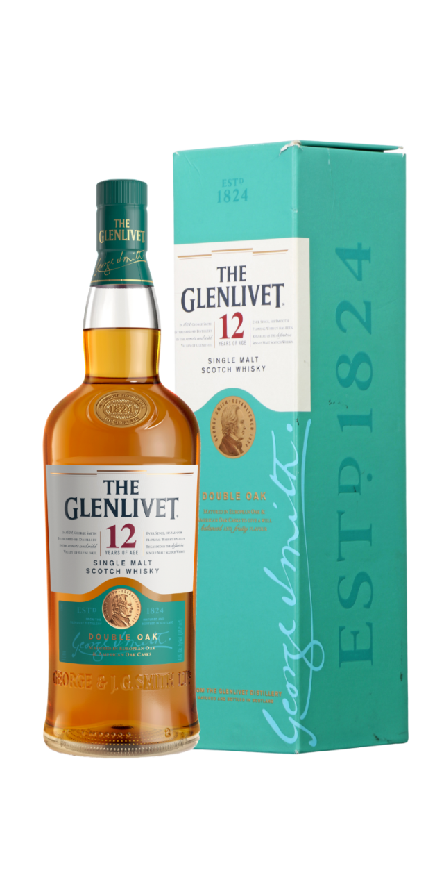 Rượu The Glenlivet 12 Double Oak box