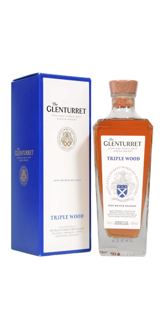 Rượu The Glenturret Triple Wood box