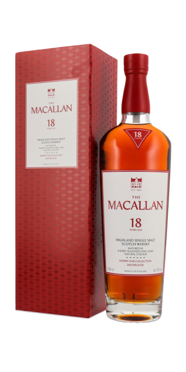 Rượu The Macallan 18 sherry oak new 2026