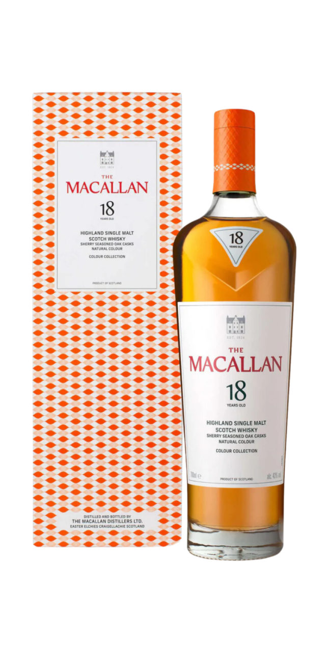 Rượu The Macallan 18 The Colour Collection box