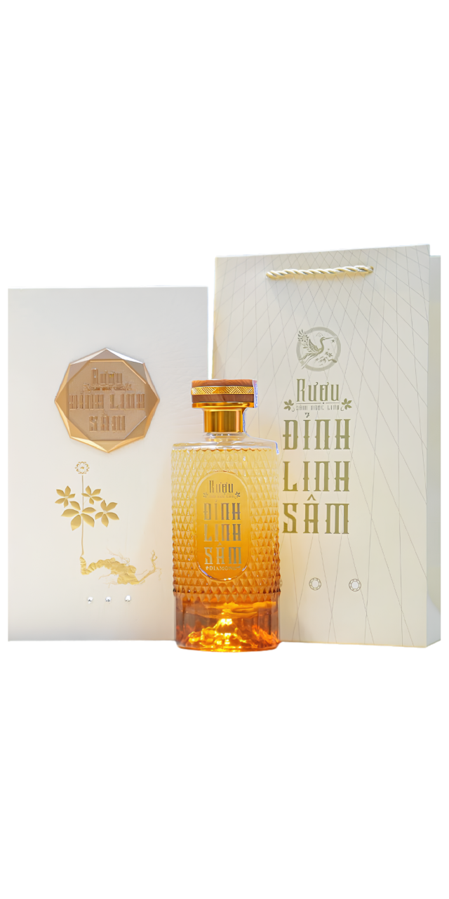 Rượu sâm ngọc linh đỉnh linh sâm Diamond