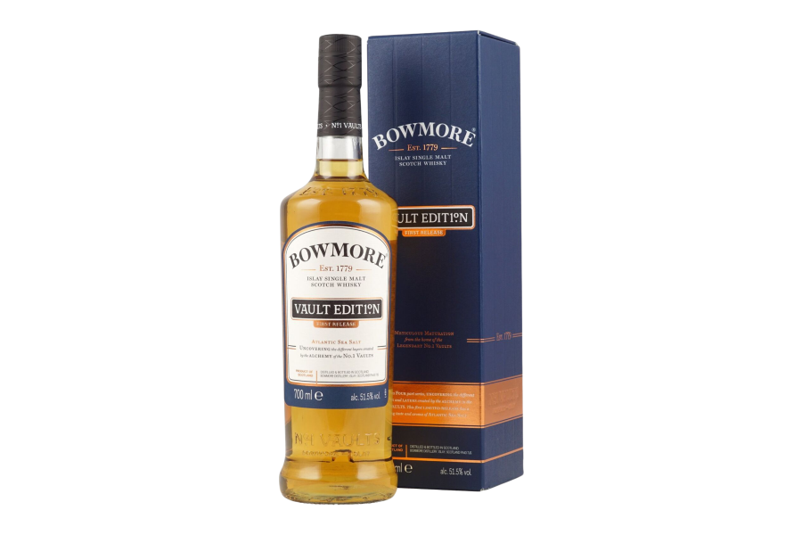 Rượu Bowmore Vault Edition box
