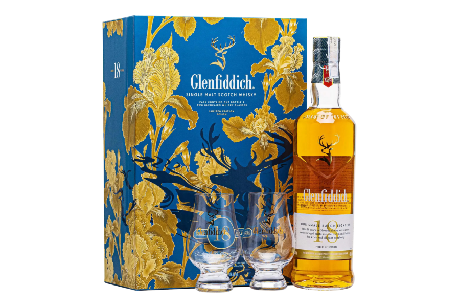 Rượu Glenfiddich 18 năm Gift box F26.