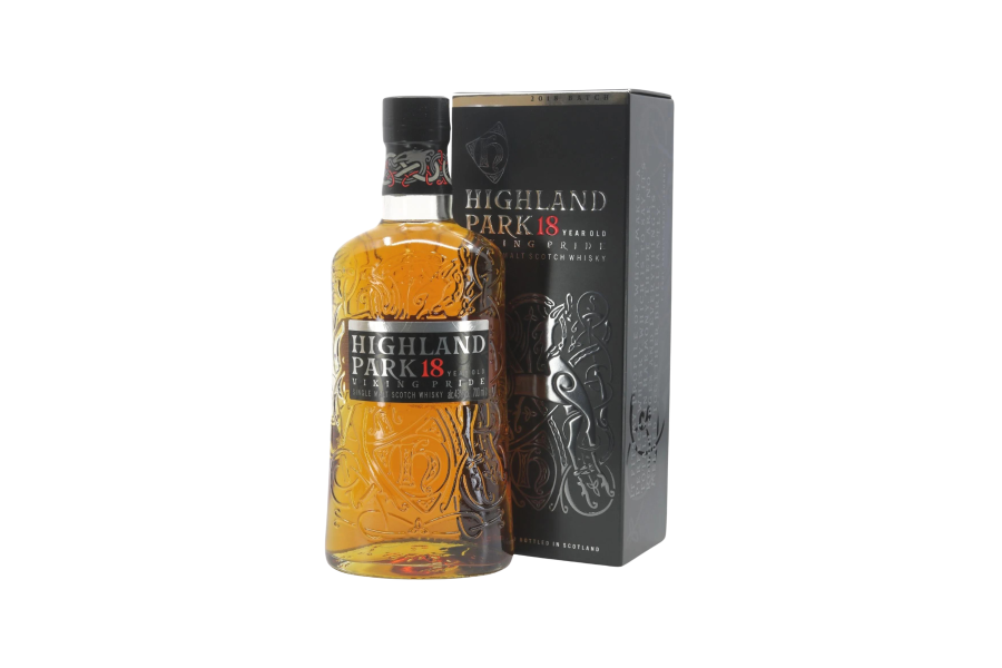 Rượu Highland Park 18 Năm Viking Pride box