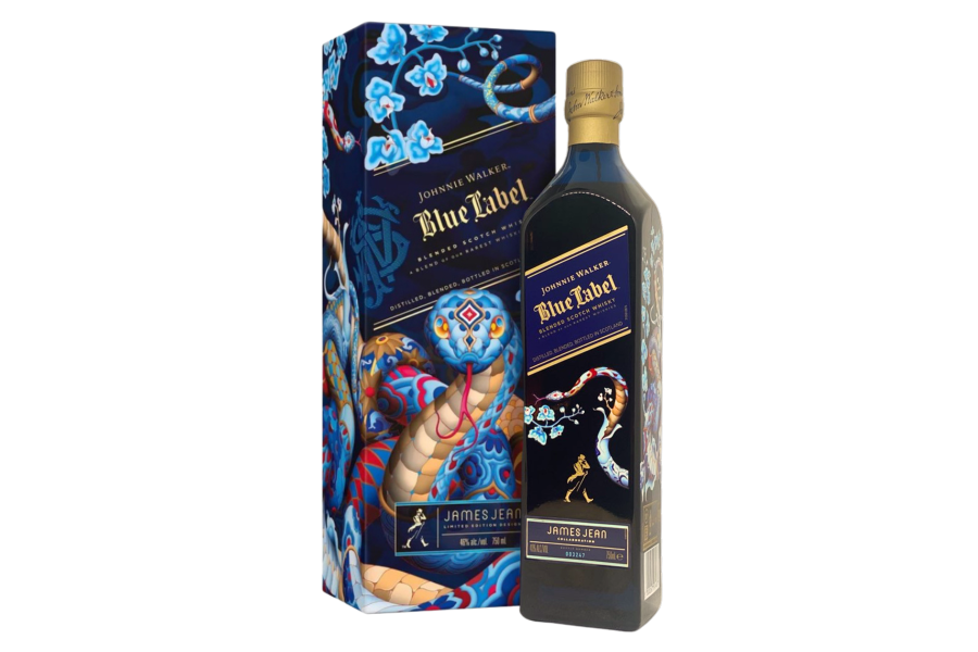 Rượu Johnnie Walker Blue Label Snake x James Jean