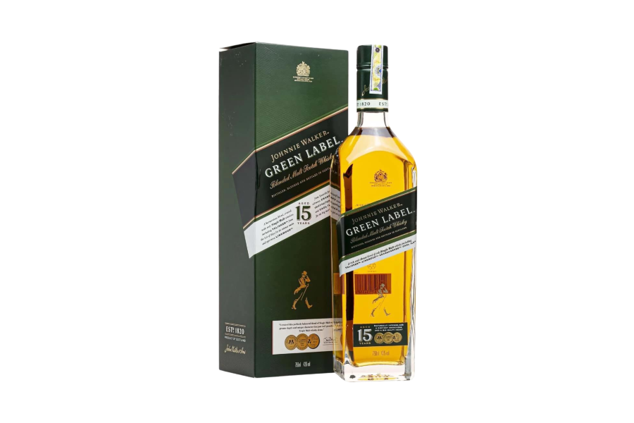 Rượu Johnnie Walker Green Label 15 Năm box