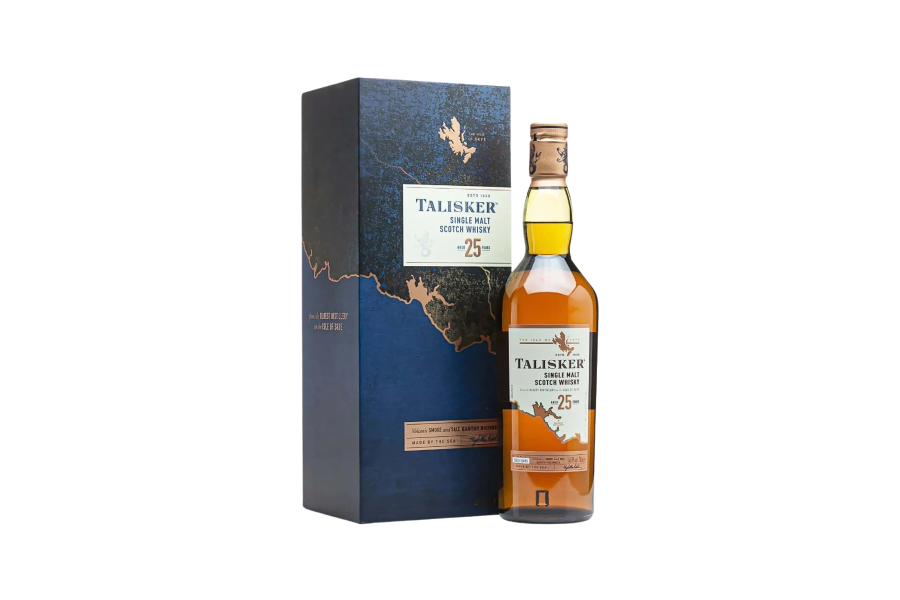 Rượu Talisker 25 Năm box