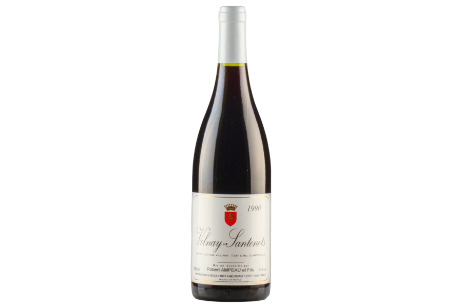 Rượu vang Pháp đỏ Domaine Robert Ampeau Volnay Santenots 1990