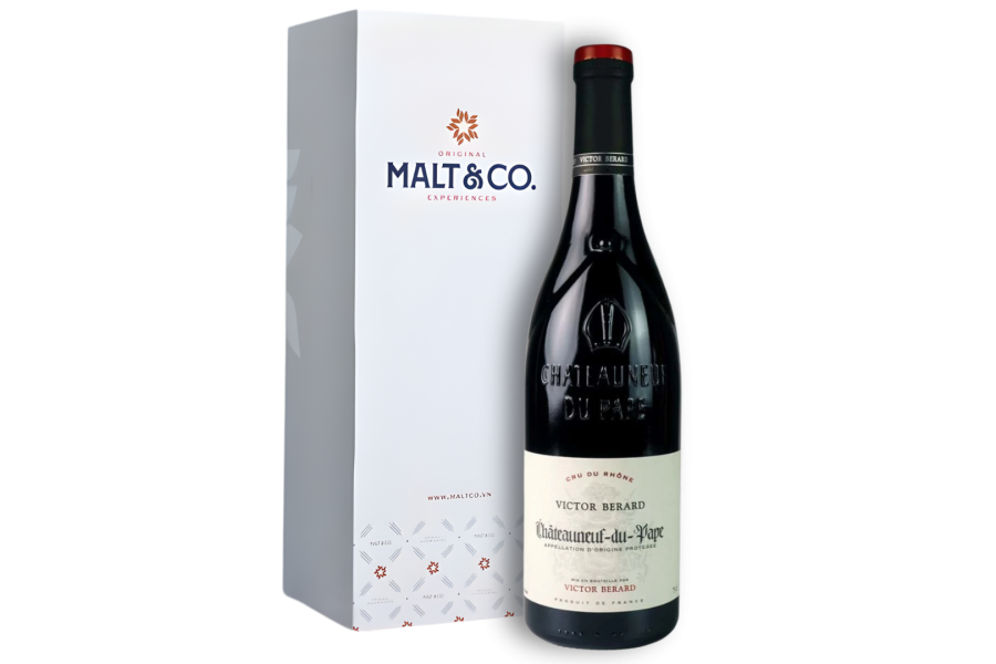 Rượu vang đỏ Pháp VICTOR BERNARD CHATEAUNEUF DU PAPE Blend