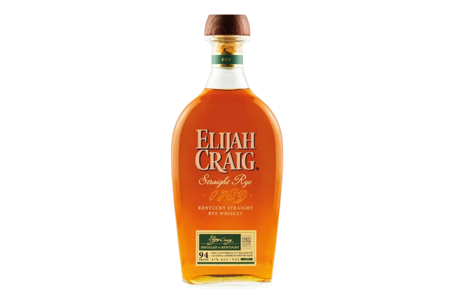 Rượu Whisky Elijah Craig Straight RYE 1789.