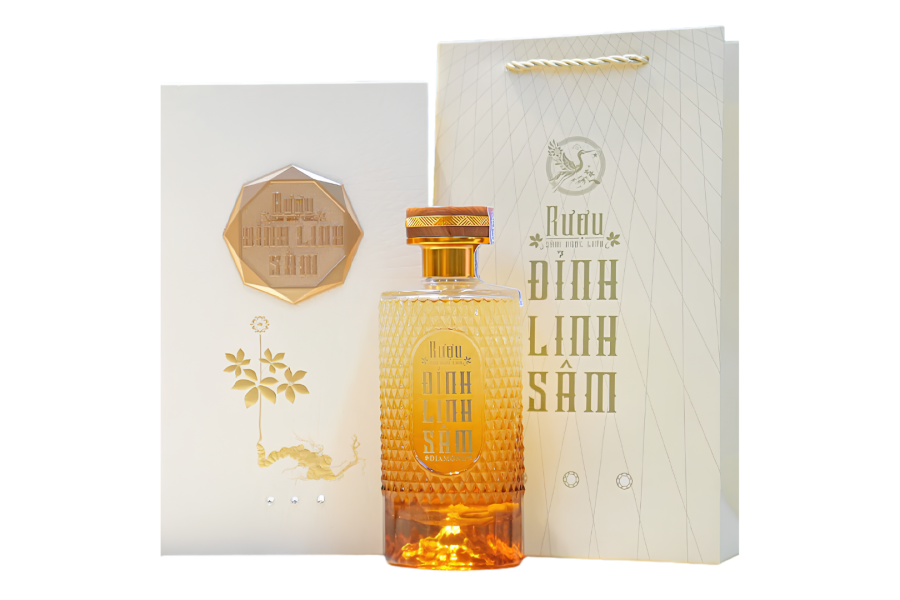 Rượu sâm ngọc linh đỉnh linh sâm Diamond