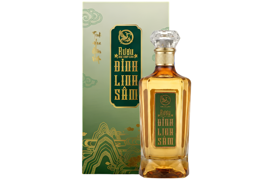 Rượu Sâm Ngọc Linh Đỉnh linh Sâm